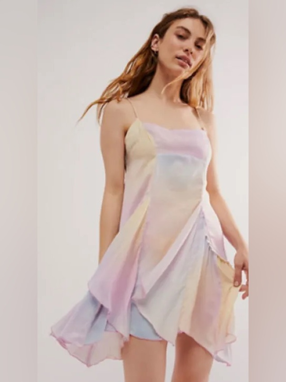 Free People Soft Flutter Mini Slip Dress Sz Medium